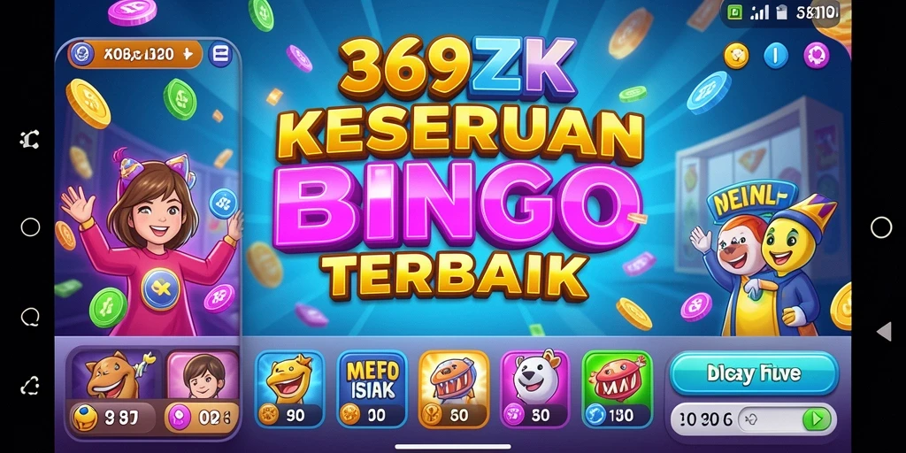 Tampilan gameplay Bingo yang seru dan interaktif di 369ZK.