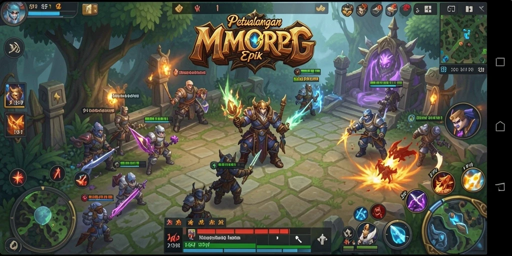 Tampilan gameplay API77 yang mengesankan dalam dunia MMORPG.