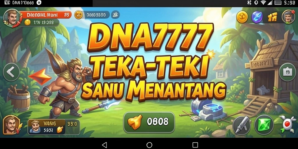 Tampilan gameplay teka-teki seru di DNA777 yang menantang.