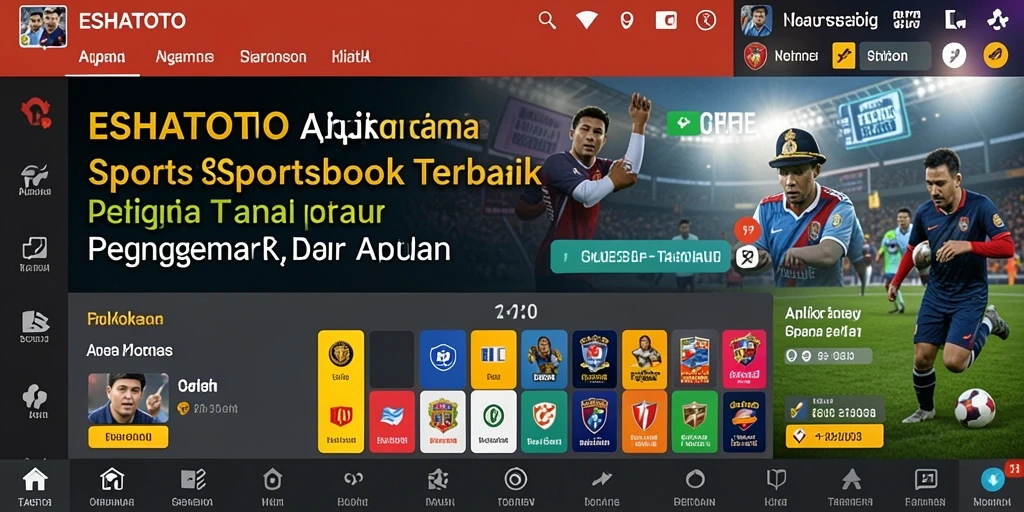 Tampilan antarmuka ESHATOTO yang menarik dan interaktif.