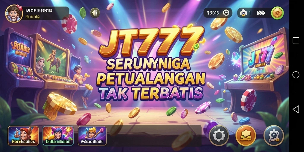 Tampilan gameplay JT777 yang mengasyikkan dan penuh warna.