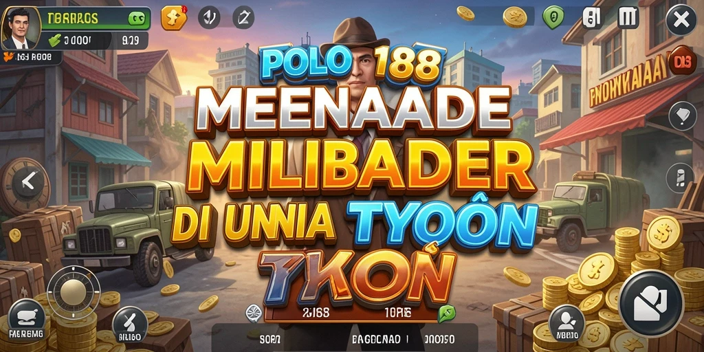 Screenshot gameplay POLO188 menampilkan bisnis yang berkembang.