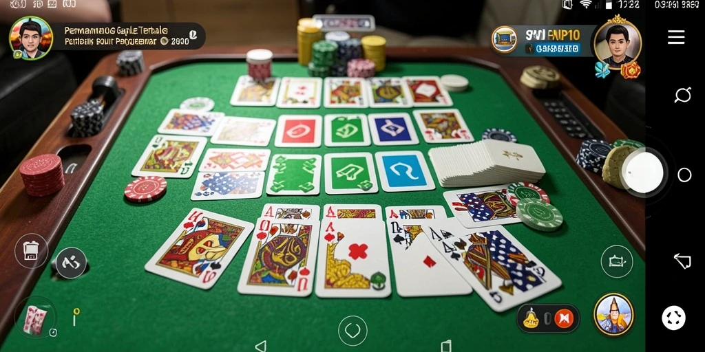 Screenshot gameplay SVIP10 yang menampilkan momen seru permainan Gaple.