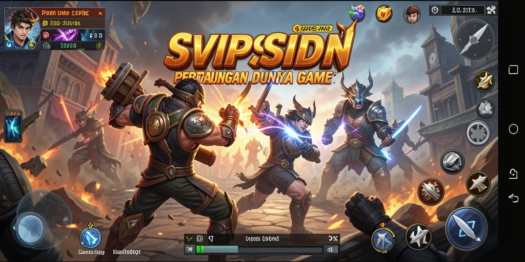 Tampilan gameplay intens dari SVIPSIDN yang menakjubkan.