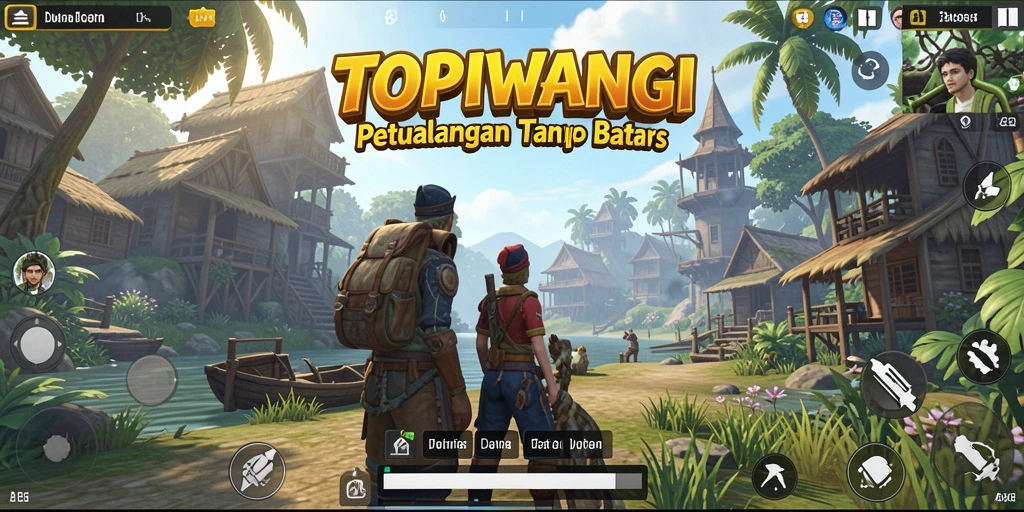 Tangkapan layar gameplay yang menampilkan eksplorasi dunia terbuka.